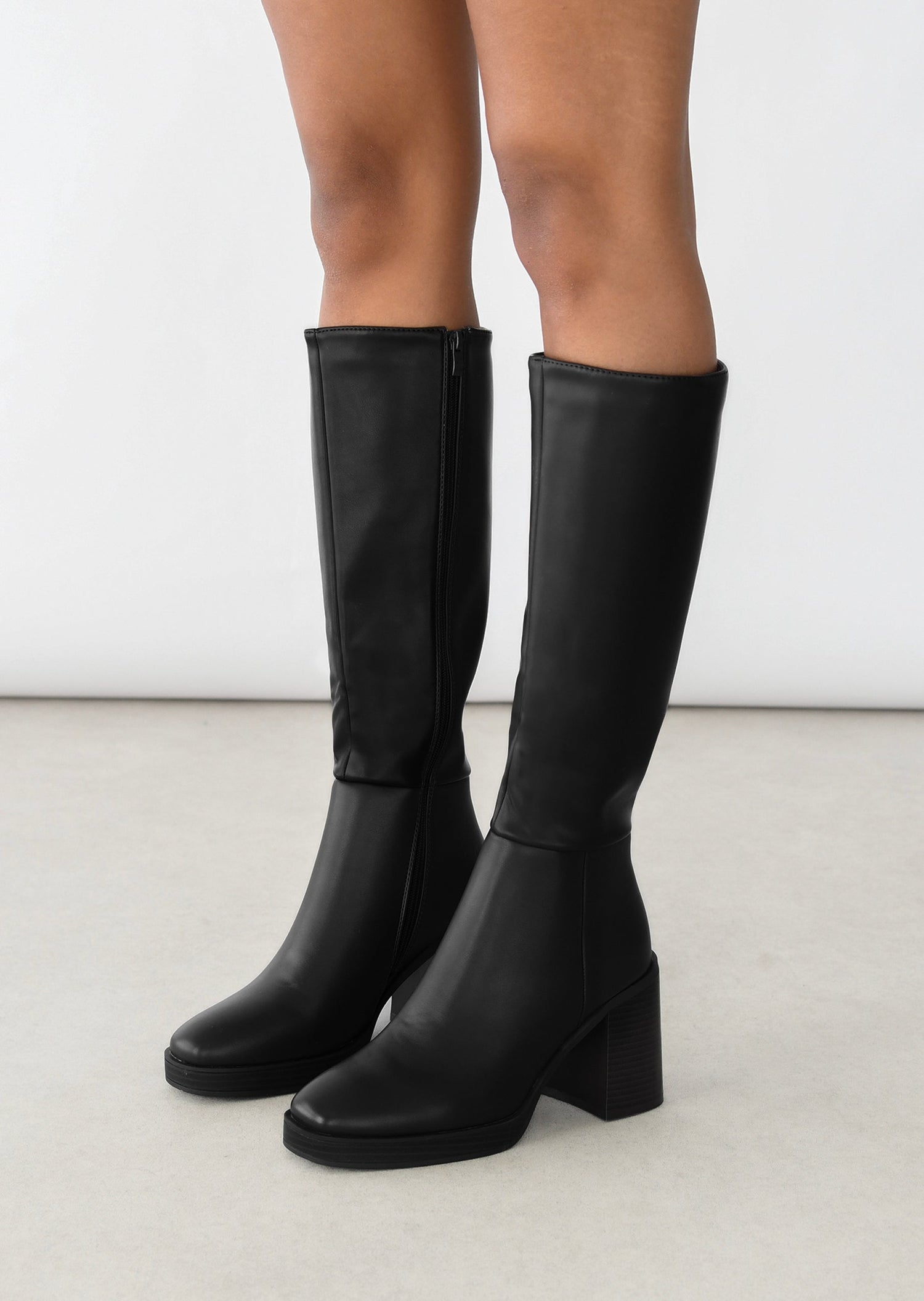 Bottes hautes à talons