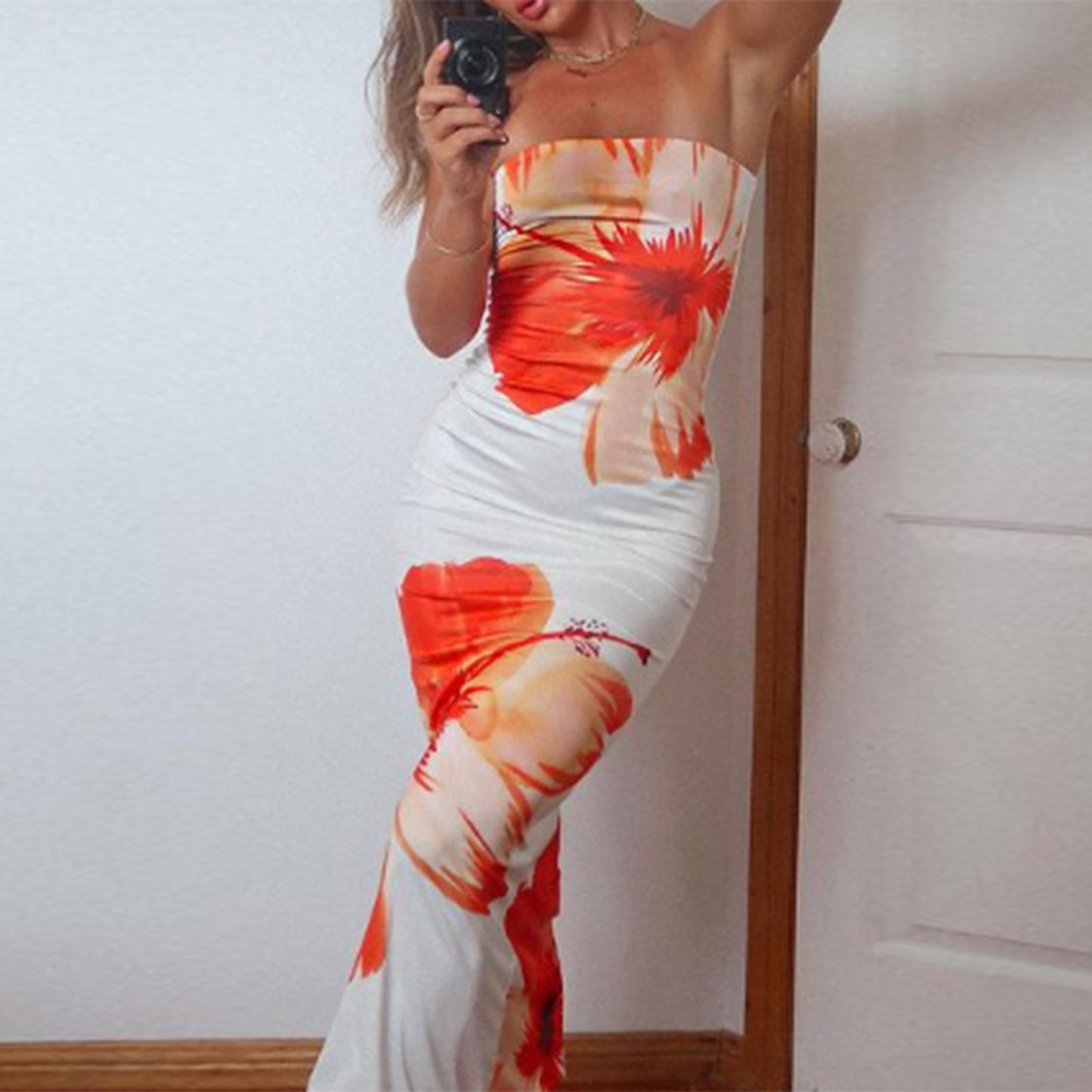 Fleur™ - Bloemenprint Jurk