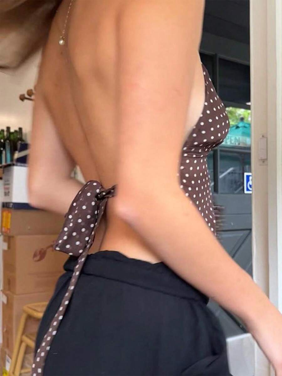 Polka Dot Cami Top