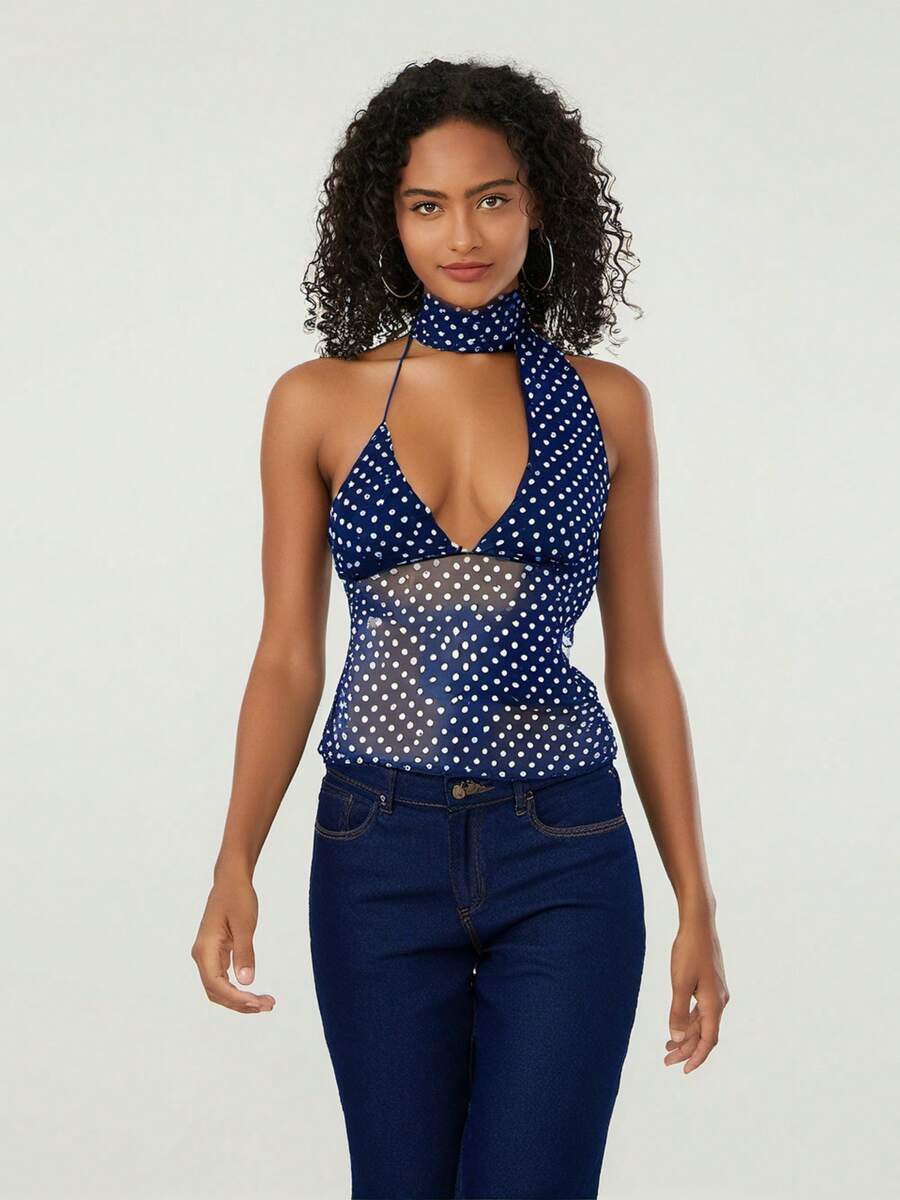 Polka Dot Cami Top