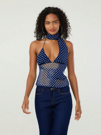 Polka Dot Cami Top