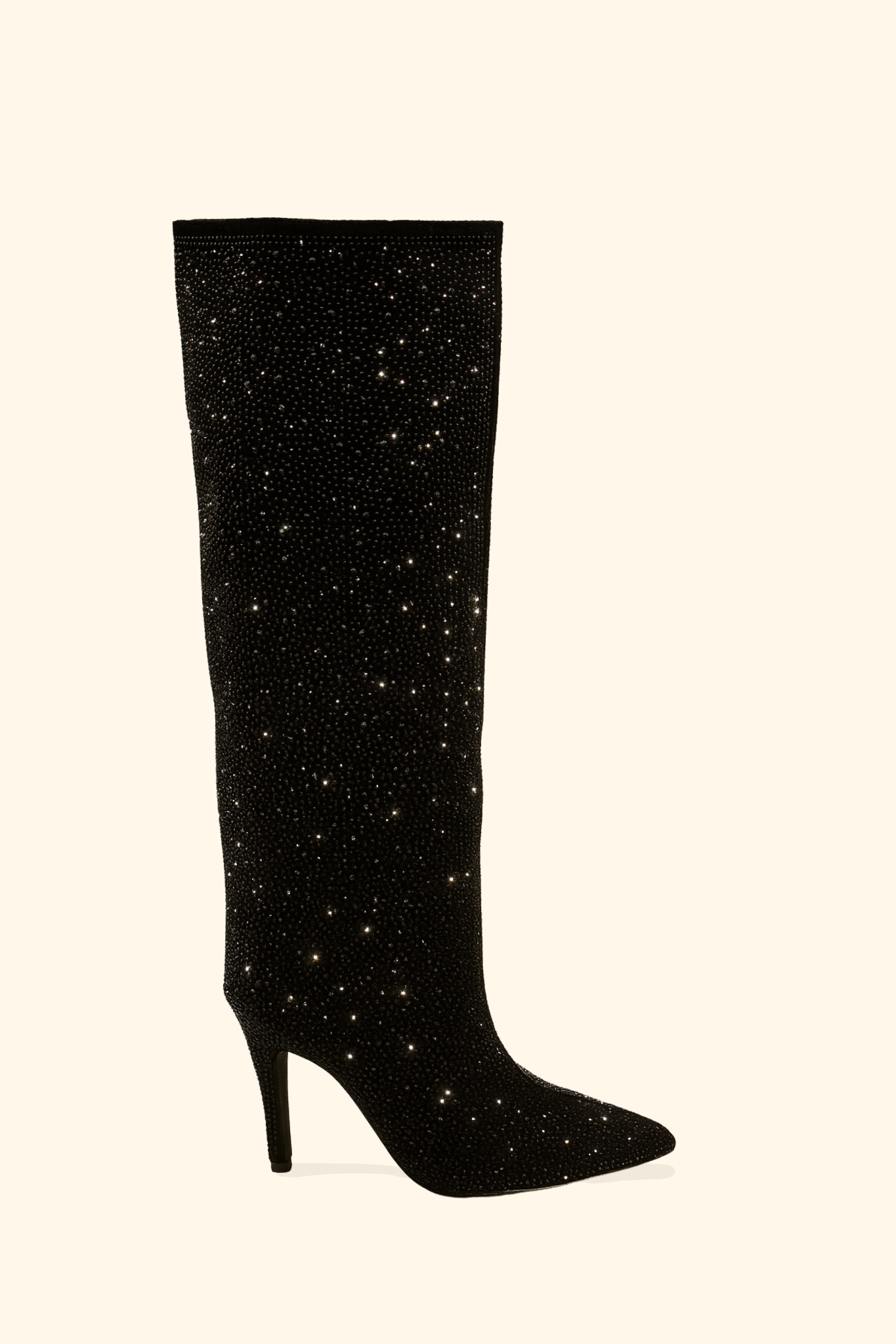 Bottes à strass Emilia | Noir