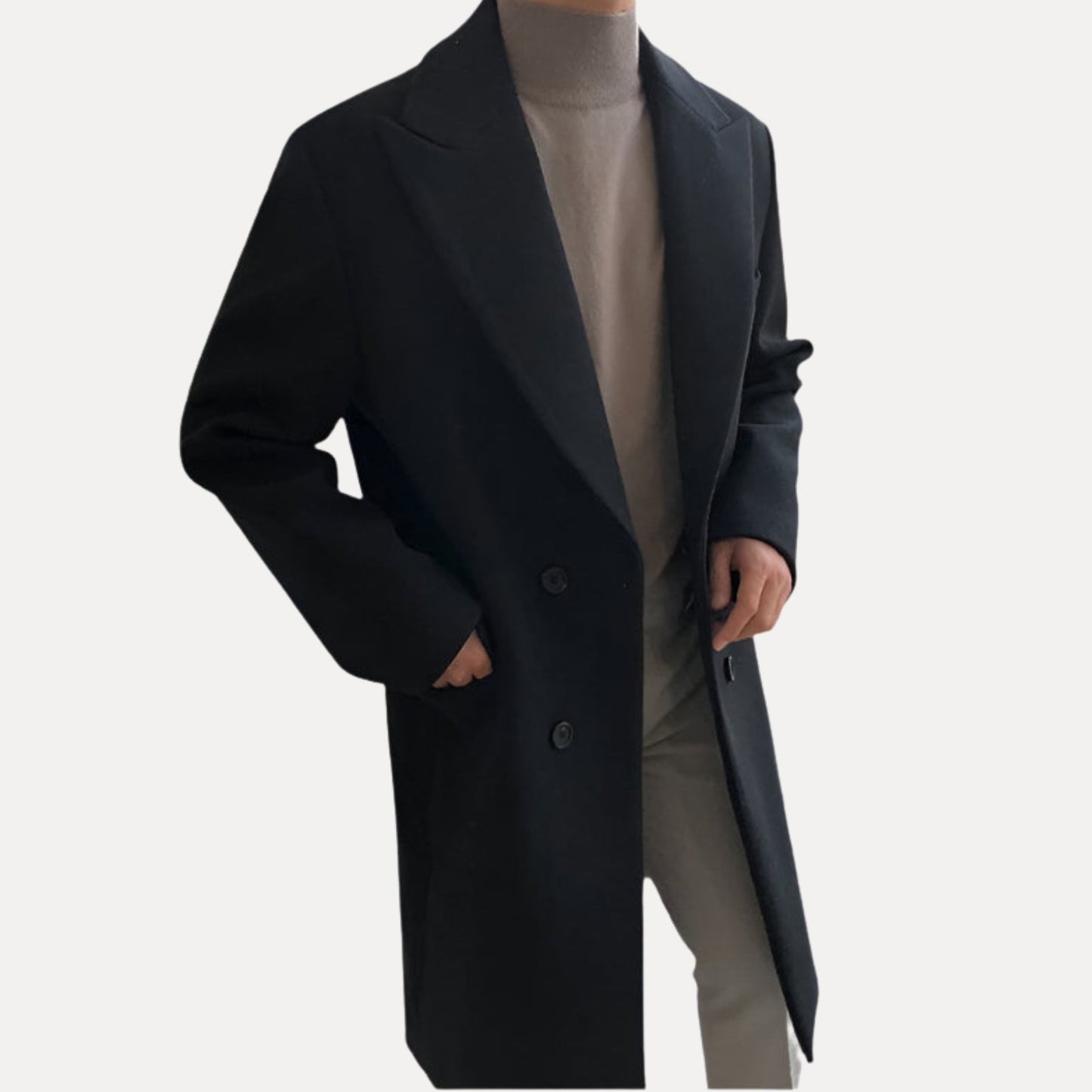Noblesse | Manteau élégant double pour homme