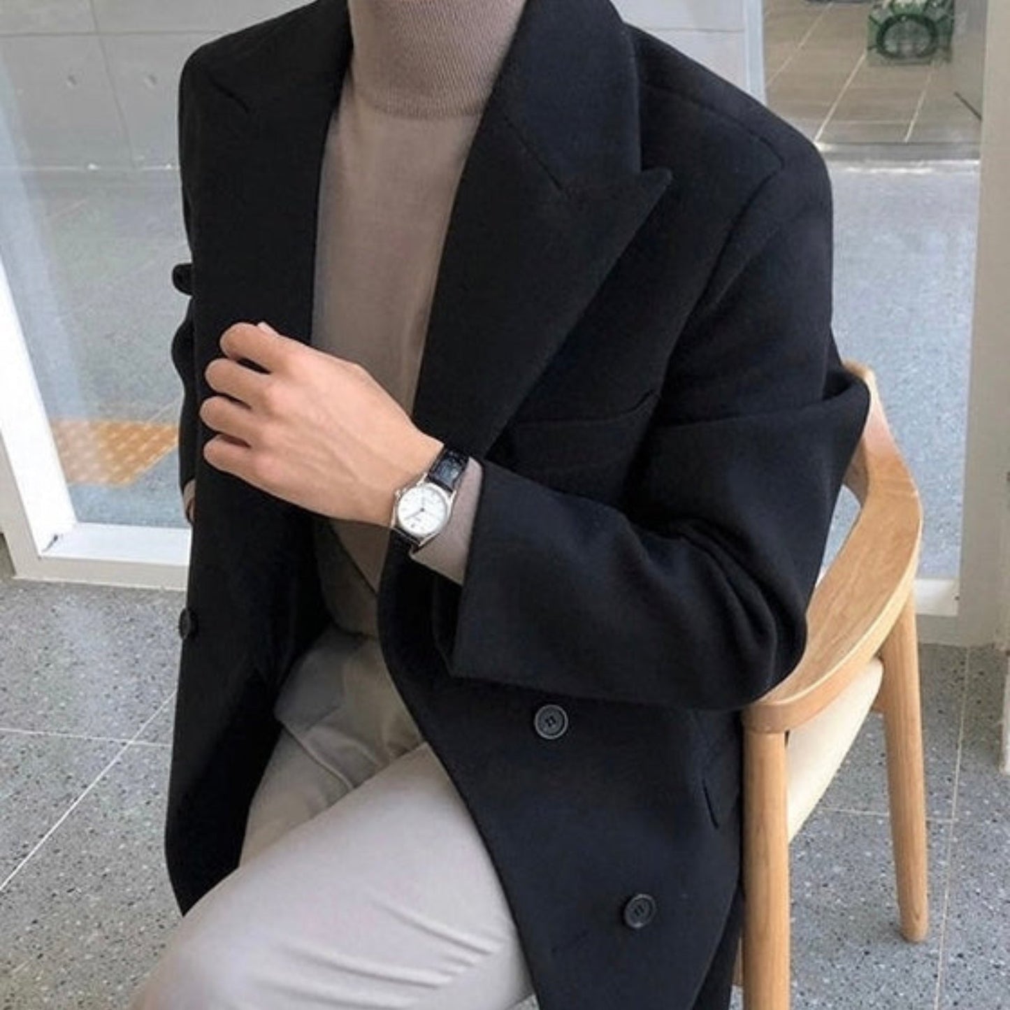 Noblesse | Manteau élégant double pour homme