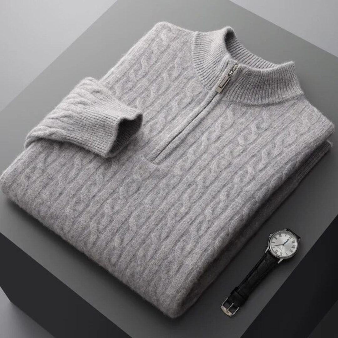 Laurent™ - Half Zip Sweater