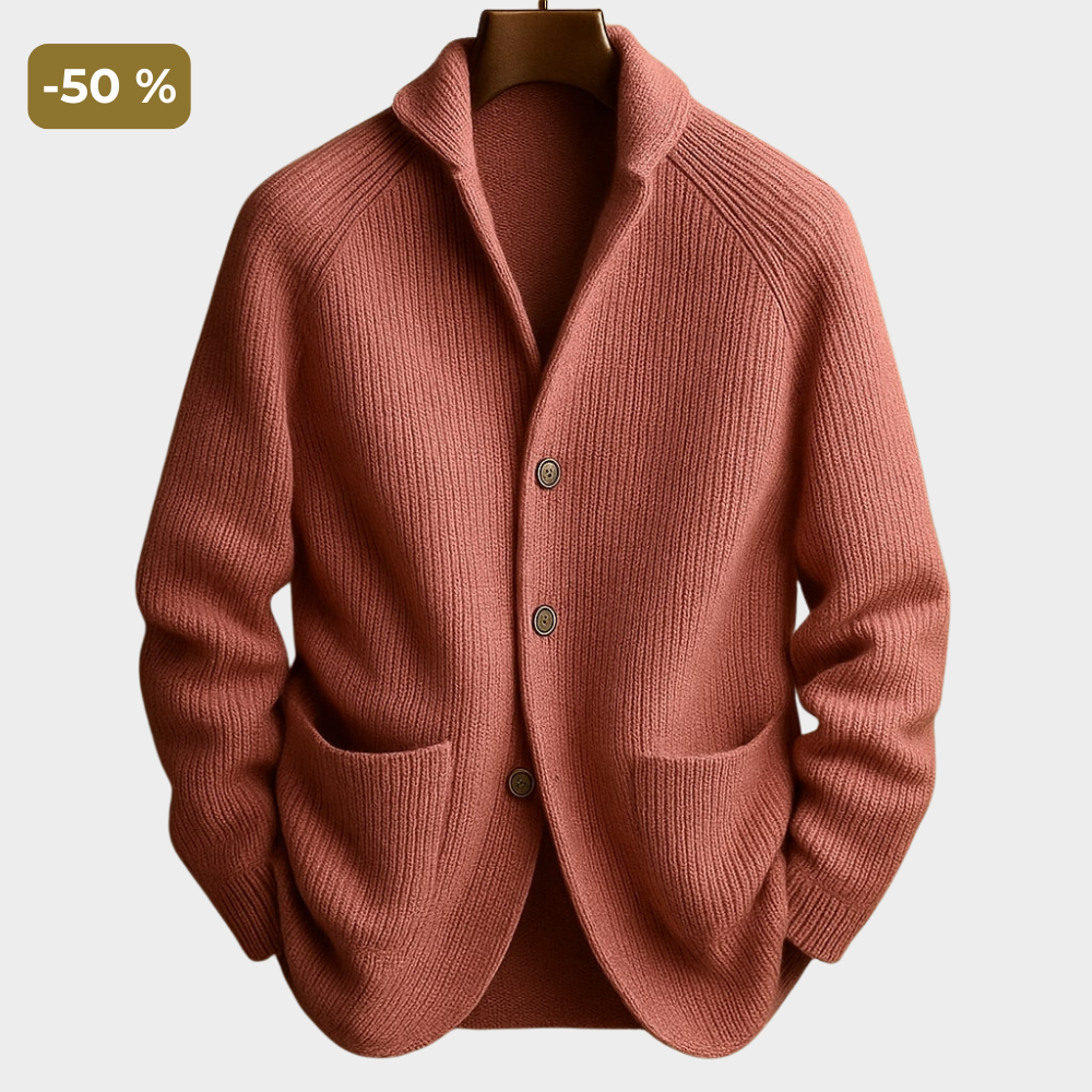 HUGO | GILET POUR HOMME EN MAILLE CÔTELÉE