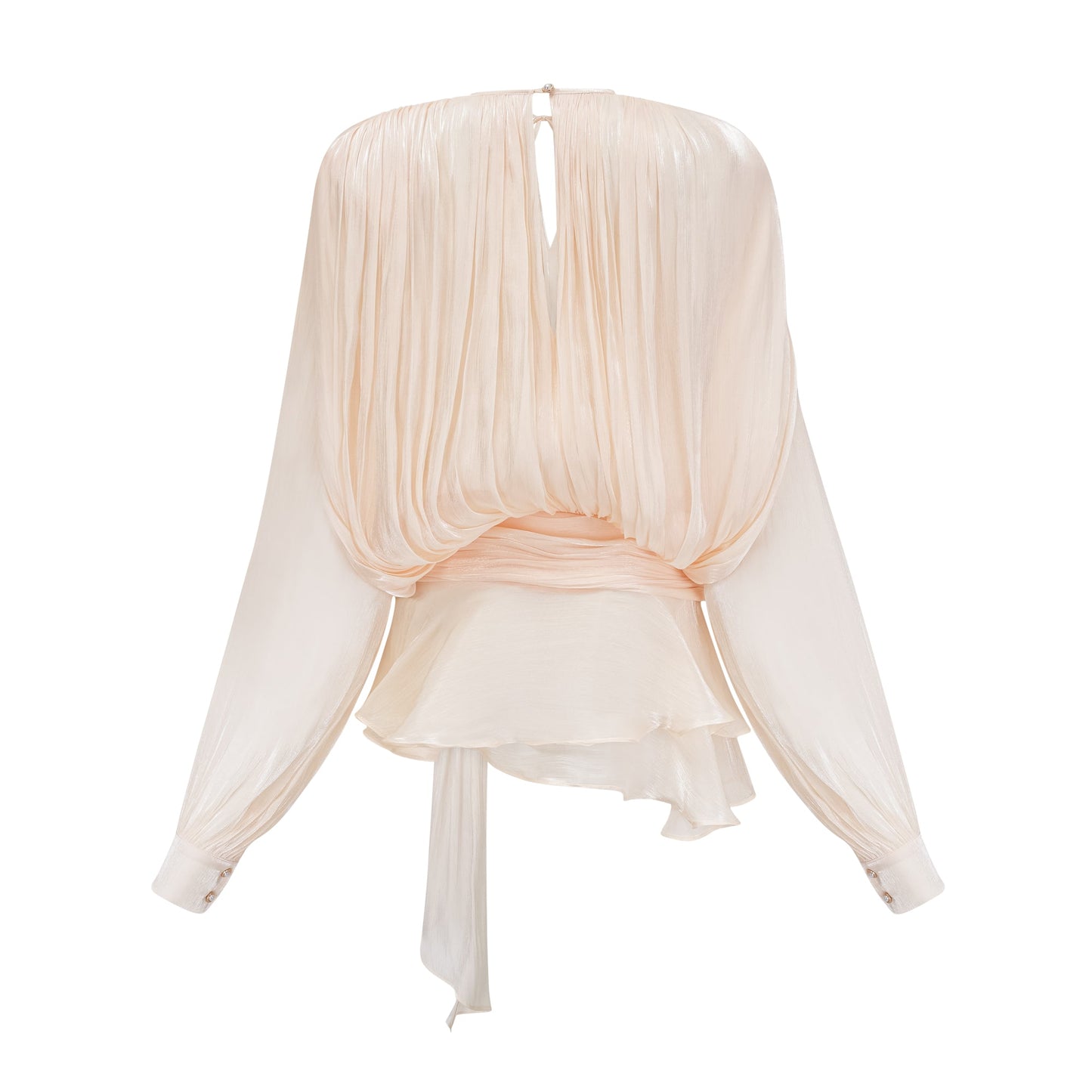 Fully Pleated Ruffled Mini Dress