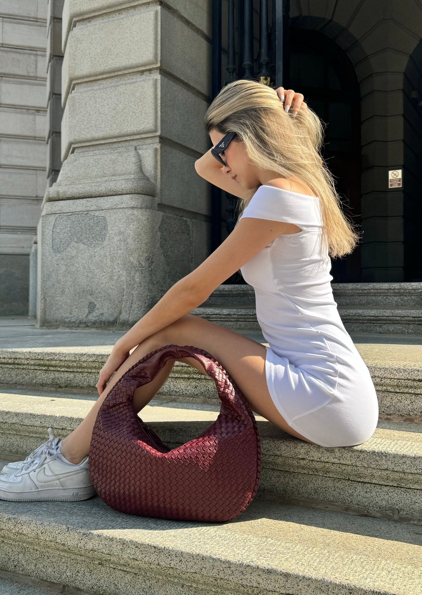 Everyday Schoudertas - Burgundy