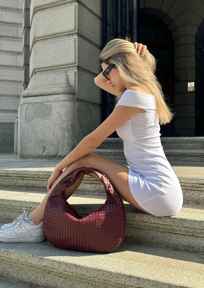 Everyday Schoudertas - Burgundy