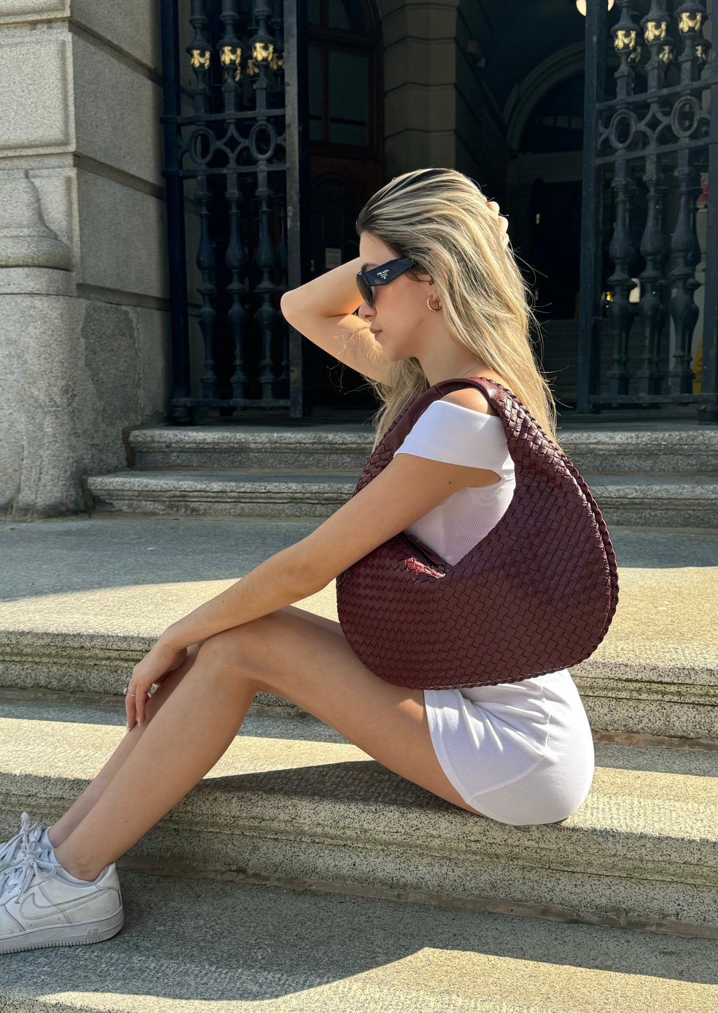 Everyday Schoudertas - Burgundy