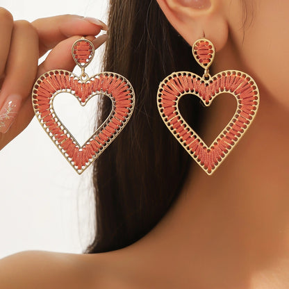 Luxe Hart Oorbellen – Koningsdag Editie